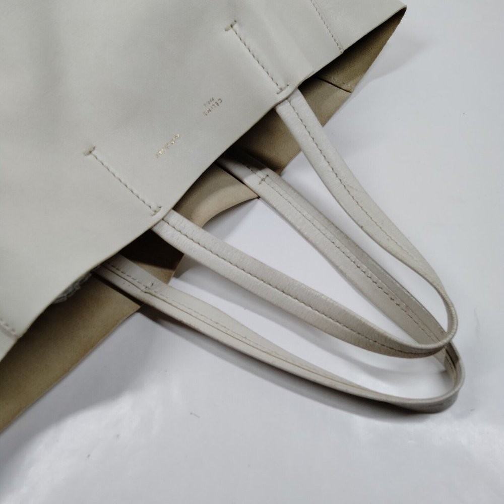 CELINE Tote Bag White Leather 1352955 - Picture 4 of 9